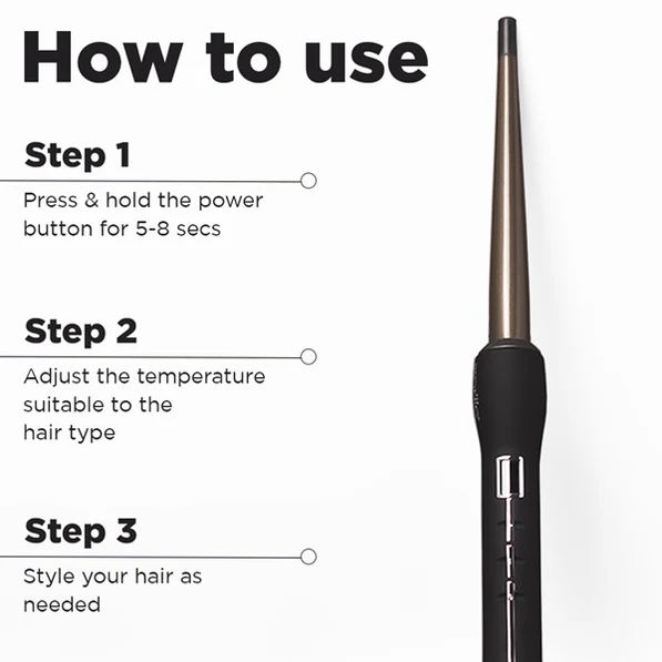 Ikonic Professional Hair Curler Tong CT-19 ( 19 mm )