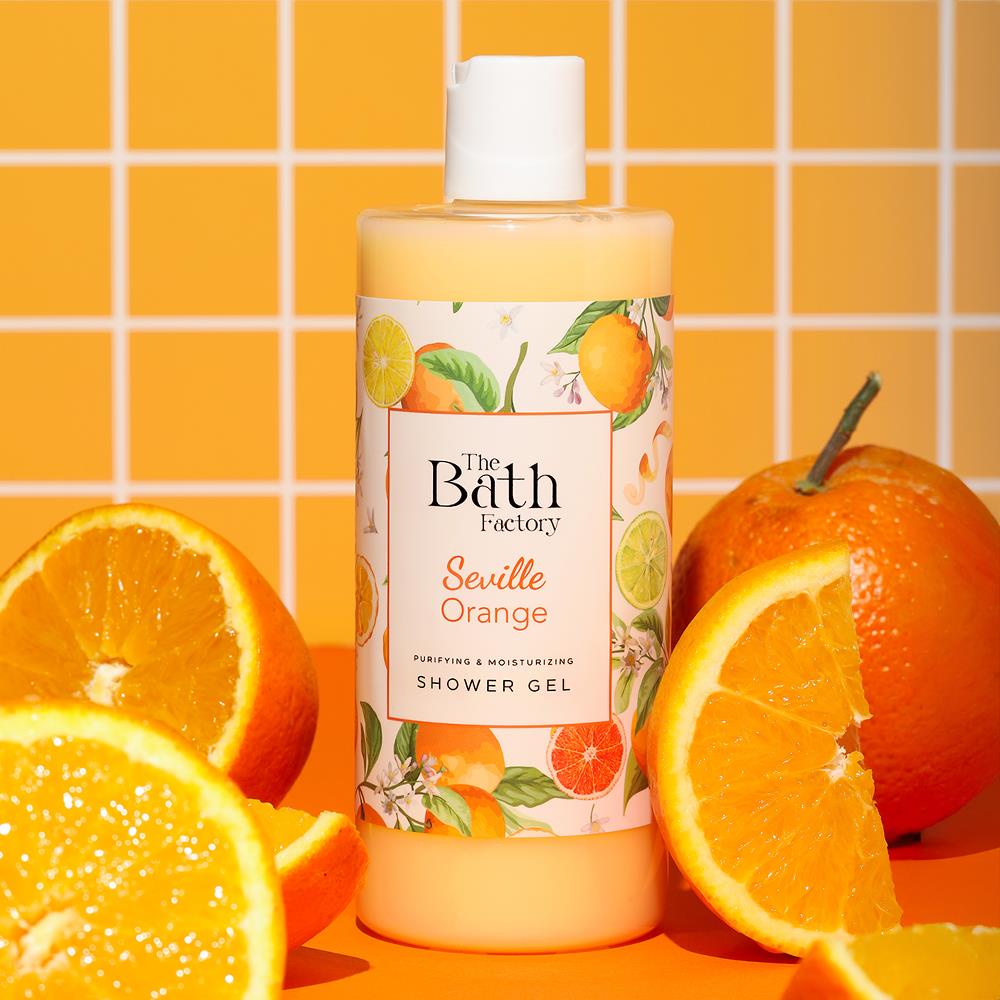 The Bath Factory Moisturizing and Nourishing Orange Shower Gel 400 ML