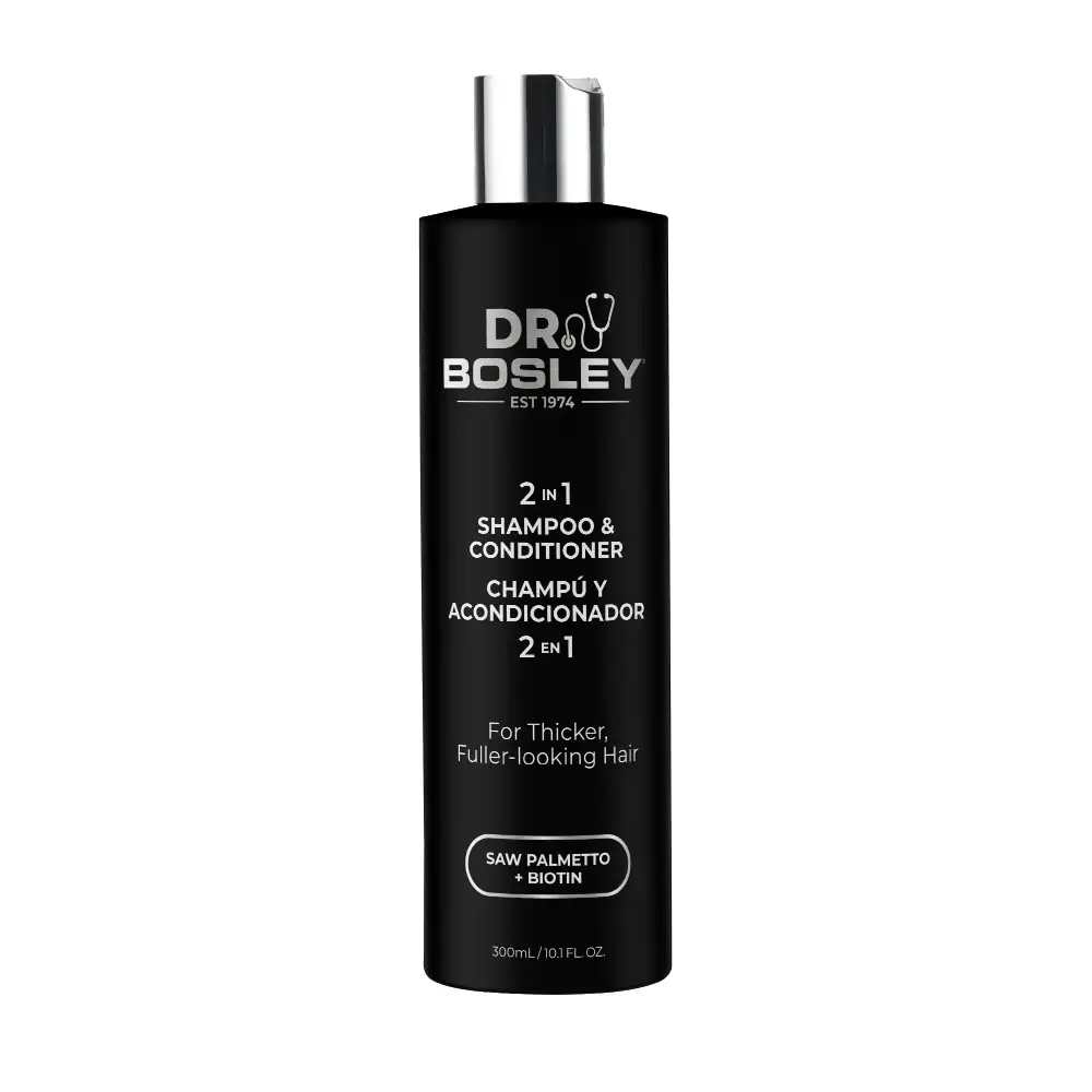 BosleyMd Thicker Fuller Hair 2-in-1 Shampoo & Conditioner 