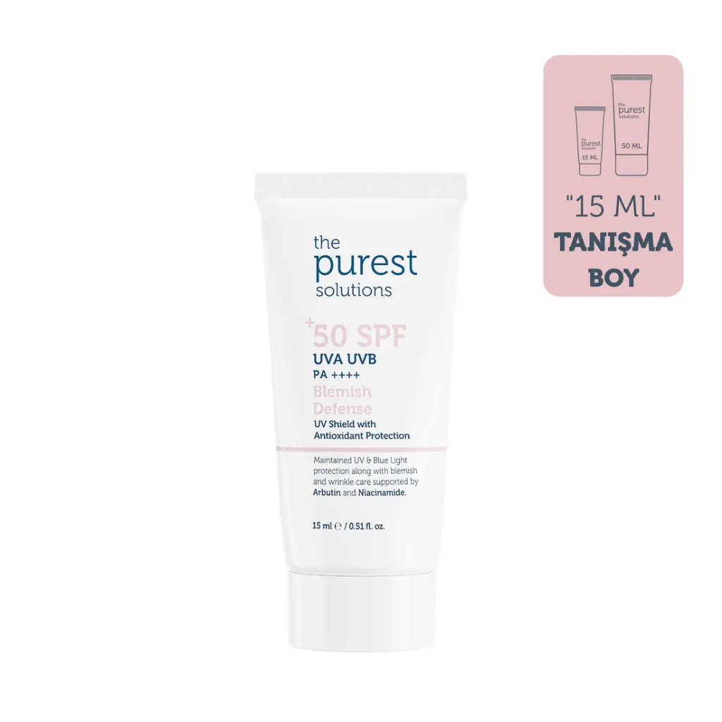 The Purest Solutions blemish defense 15ml Travel size