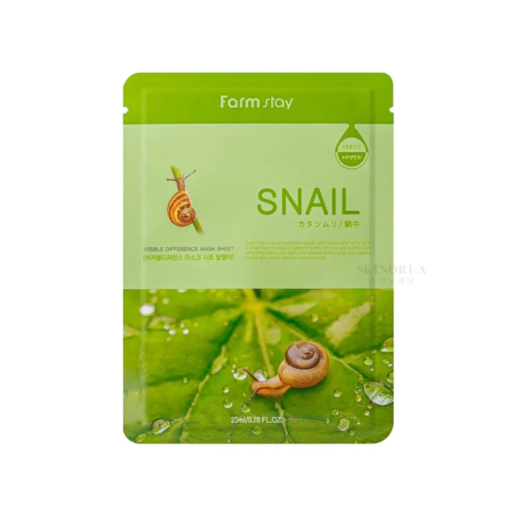 Farmstay Visible Difference Mask Sheet Snail 23ML