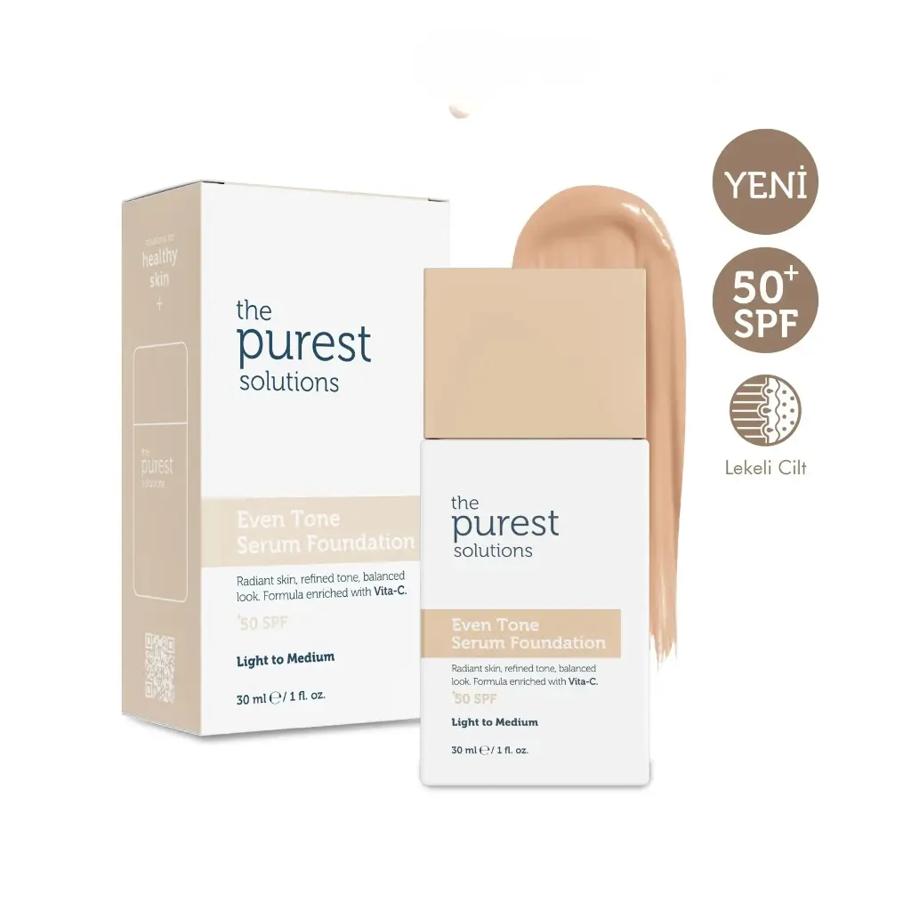 The Purest Solutions EvenTone Serum Foundation SPF 50+, 30 ml