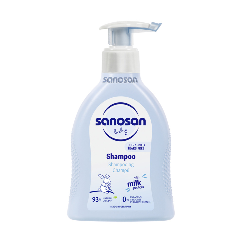 Sanosan baby Chamomile Shampoo 200ml | Natural Milk Protein