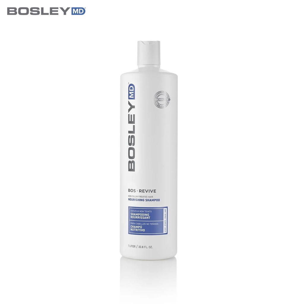 Bosley MD Revive Non Color Treated Hair Nourishing Shampoo 1 Liter