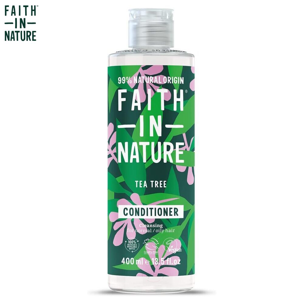 Faith in Nature Tea Tree Conditioner 400 ml | Normal to Oily Hair