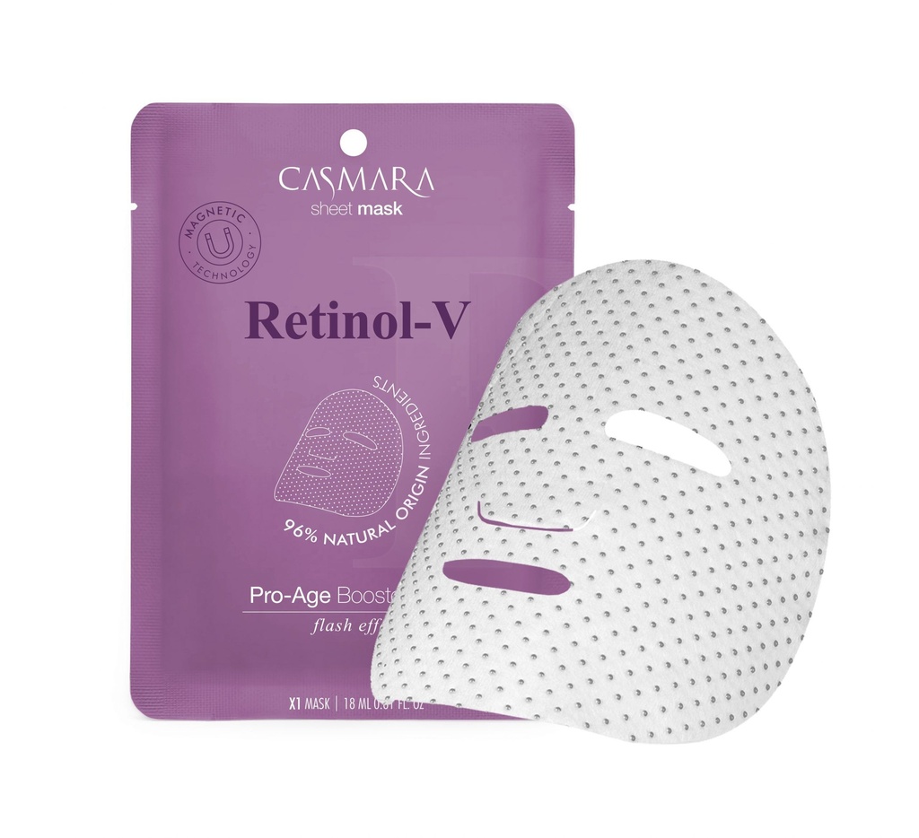 Casmara Retinol-V Sheet Mask 18ml - Pro-Age Booster Mask