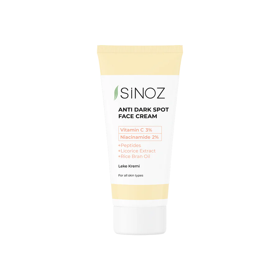 SiNOZ Anti Dark Spot Face Cream 40 ml | With Vitamin C 3% Niacinamide 2% | Also Contains Peptides , Licorice Extracts , Rice Bran Oil