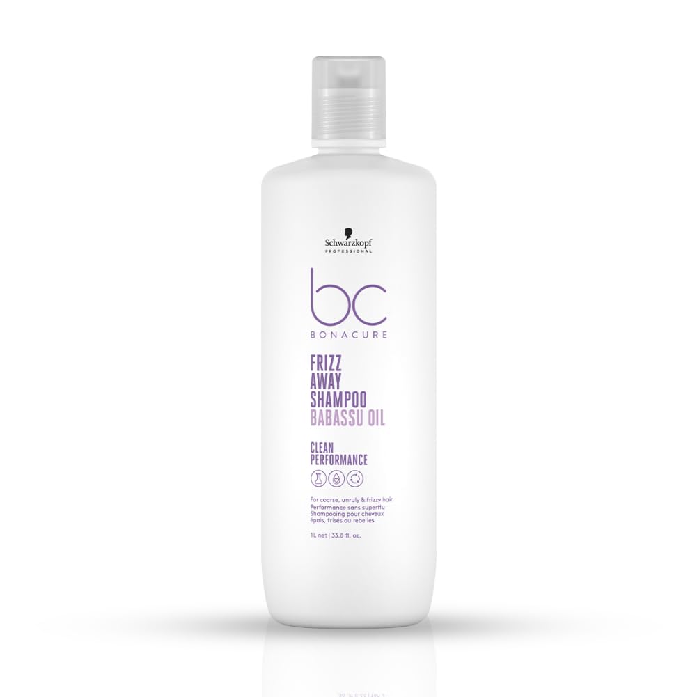 Schwarzkopf Professional BC Bonacure Frizz Away Shampoo 1000 ml for Frizzy Hair