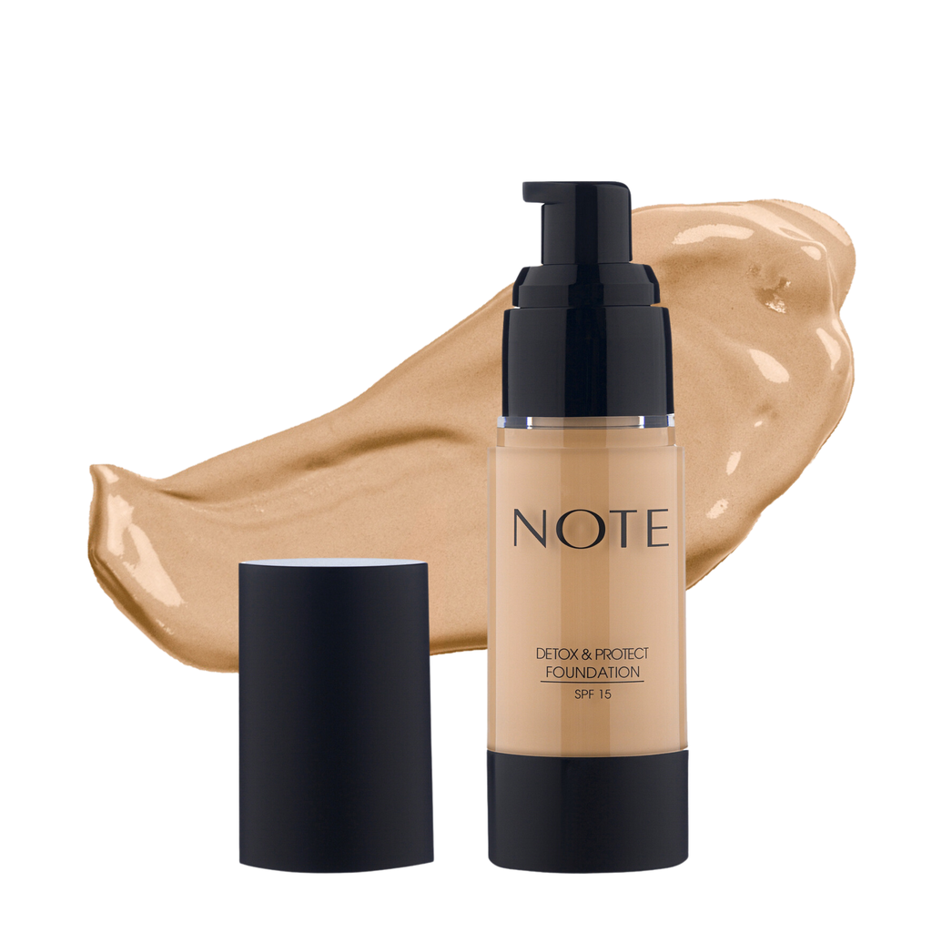 NOTE Detox and Protect Foundation 30 ml | Multiple Shades Available | SPF 15