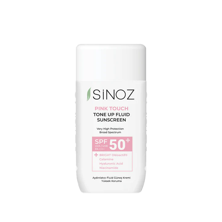 Sinoz Pink Touch Tone Up Fluid Sunscreen SPF 50 + 50ml