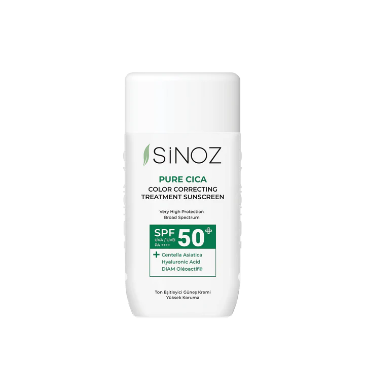 Sinoz Pure Cica Color Correcting Fluid Sunscreen SPF 50 + 50ml