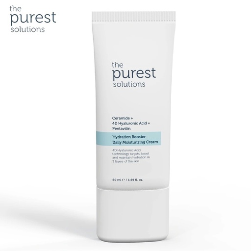 Booster Daily Moisturizing Cream Ceramide + 4D Hyaluronic Acid + Pentavitin - 50ml The Purest Solutions Hydration